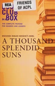 Bookclub-in-a-Box presents the discussion companion for Khaled Hosseini's novel A thousand splended suns