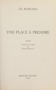 Une place à prendre