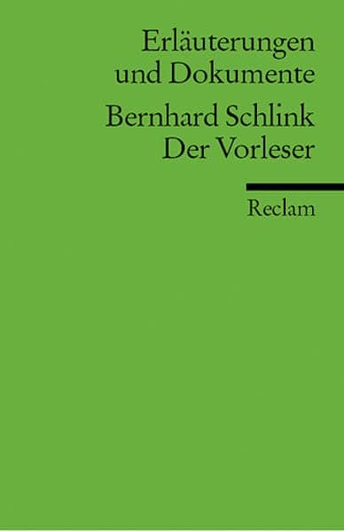 Bernhard Schlink, Der Vorleser