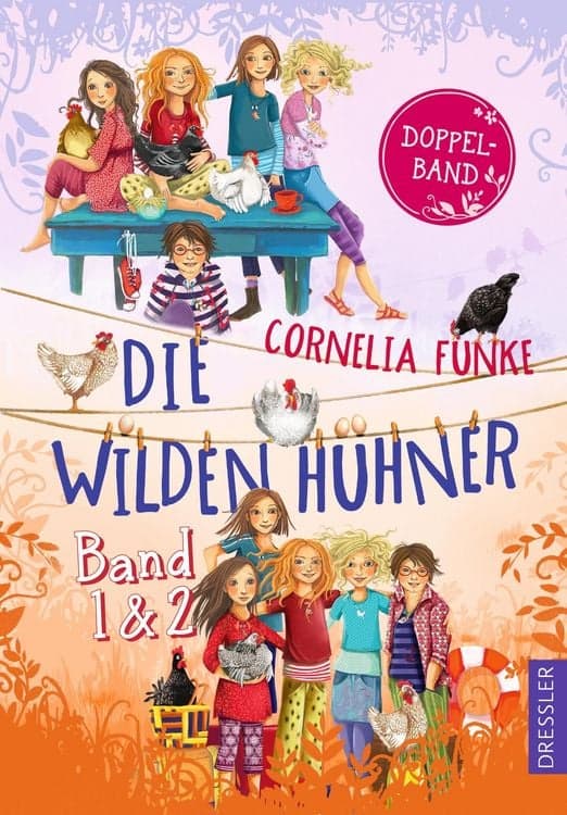 Die Wilden Hühner. Doppelband, Band 1 und 2
Enthält "Die Wilden Hühner" und "Die Wilden Hühner auf Klassenfahrt"