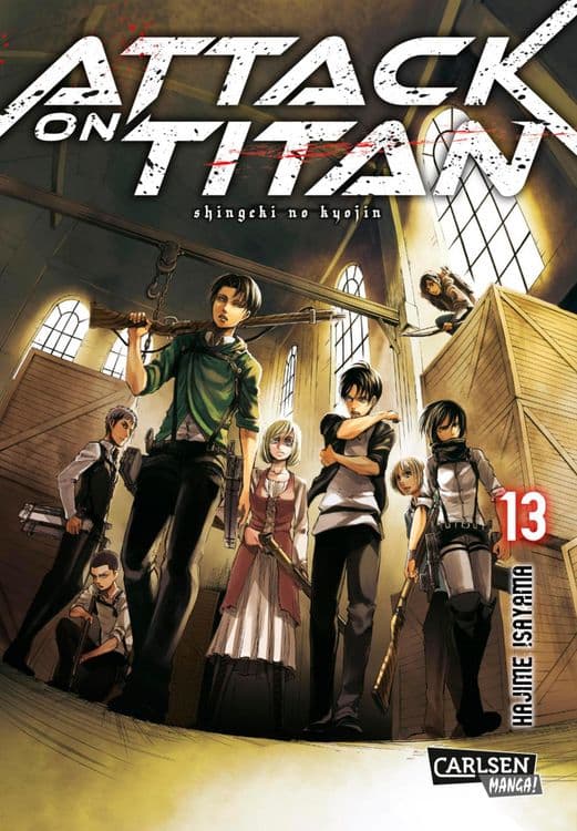 Attack on Titan 13
Atemberaubende Fantasy-Action im Kampf gegen grauenhafte Titanen